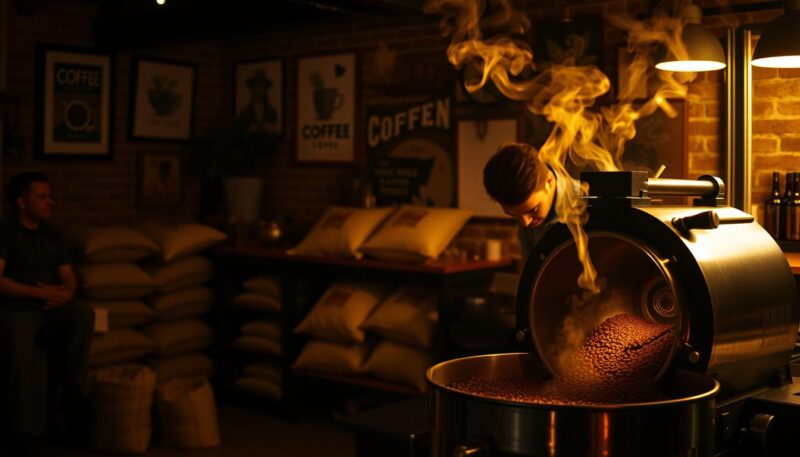 proces pečenja kafe